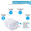 Cargador de pared USB C de 20 W, cubo de viaje, adaptador de