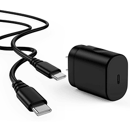 Caja de cargador de pared USB C de 25 W, cargador de carga r