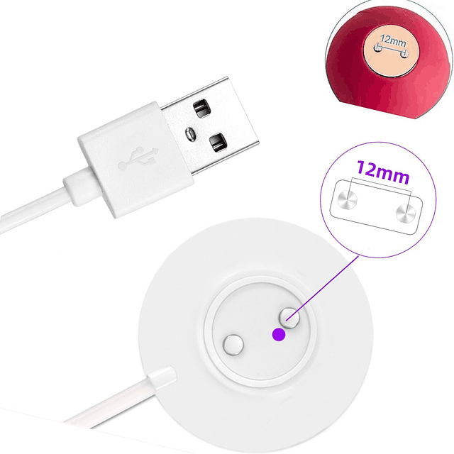 Cargador Rose de repuesto,Cable USB de cargador magnético de