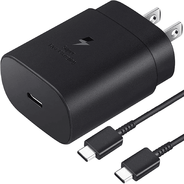 Cargador tipo C, cargador de pared USB C de 25 W, carga súpe