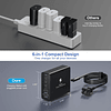 Bloque de carga rápida USB C de 125 W, Estación de carga de