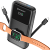 Cargador portátil para Apple Watch, 10000 mAh Power Bank Cab