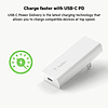 Cargador de pared GaN de carga rápida PD USB-C de 20 W con s