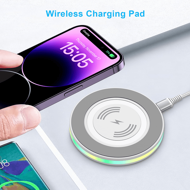 Cargador rápido inalámbrico Samsung Charging Pad Cargador de