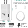 Adaptador de pared rápido adaptativo cargador micro USB para