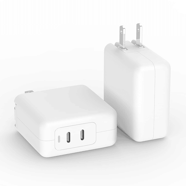 Bloque de cargador de pared USB C de 35 W, paquete de 2 bloq