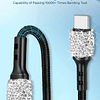 Bling USB C Cargador de Coche, 38W PD - QC Adaptador de Carg