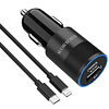 Cargador de coche rápido USB C de 35 W con certificación App