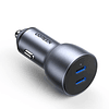 Cargador de Coche USB C, Cargador de Coche Tipo C de 40 W, A