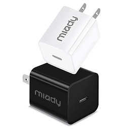 Bloque de cargador USB C, 2 unidades 2,4 A/5 V C bloque de c