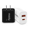 Paquete de 2 cargadores de pared USB C de 20 W PD de doble p