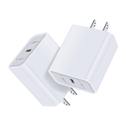 Cargador USB C, adaptador de corriente PD de 20 W, 2 piezas