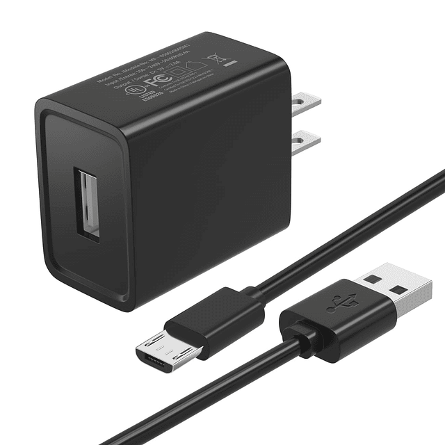 Cargador micro USB Adaptador de corriente CC 5 V 2 A, cargad