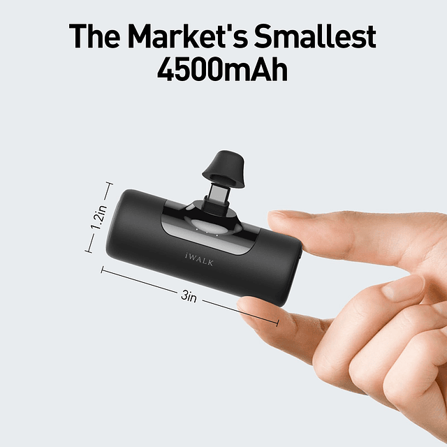 Cargador portátil pequeño de 4500 mAh: Mini banco de energía