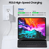 【2022 Nuevo】 Adaptador de corriente de puerto USB-C dual de