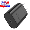 Cargador súper rápido para teléfono Samsung de 25 W, cargado