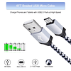 Cargador de pared USB Cable micro USB, 4Kit Bloque de carga