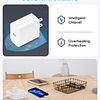 Paquete de 2 para cargador de teléfono i, cargador rápido de