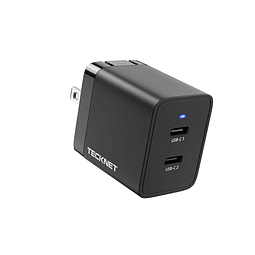 Cargador USB C, Cargador GaN de 47 W PD3.0 Bloque de Cargado