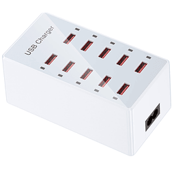 Cargador USB Estación de carga USB de 10 puertos para múltip