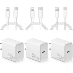 Cargador para iPhone Cargador de carga rápida Cargador USB C