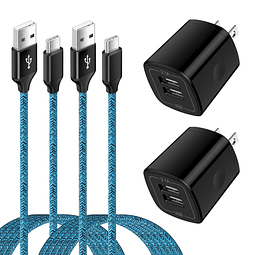 Cargador de teléfono Android USB tipo C carga rápida compati