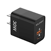 Bloque de cargador USB C de doble puerto de 30 W - Carga ráp