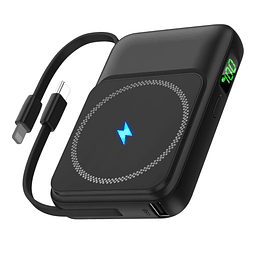 Versión 2024 10000mAh Cargador portátil inalámbrico magnétic