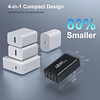 Bloque de Cargador USB C de 40 W, Adaptador de Cargador de P