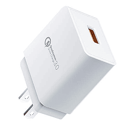 Adaptador de carga rápida 3.0, cargador de pared USB rápido