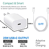 Cargador de pared de carga súper rápida Samsung USB-C, adapt