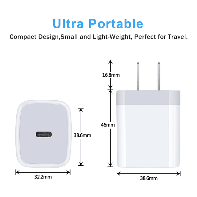 Caja de carga rápida Samsung USB C para Galaxy A15 5G/A54/A3