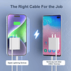 Bloque de cargador de pared USB para iPhone - Adaptador de c