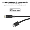 Cargador de coche USB-C de 18 W con cable USB-C a Lightning