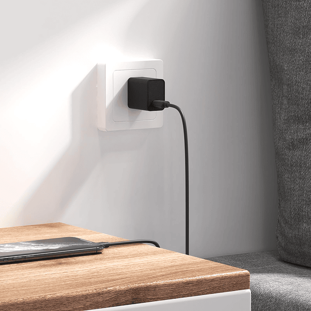 Cargador USB C, cargador de pared rápido de 30 W, adaptador