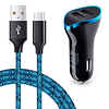 Adaptador de cargador de coche USB de doble puerto de 2,4 A