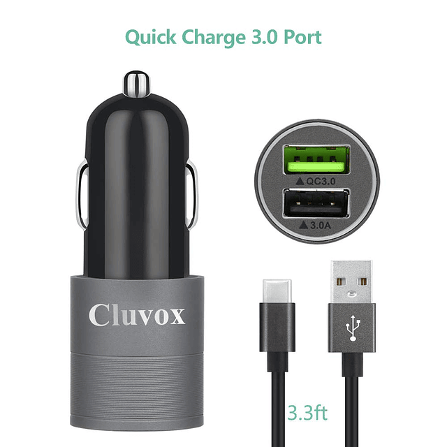 Juego de cargador rápido USB C de 18 W, compatible con Samsu