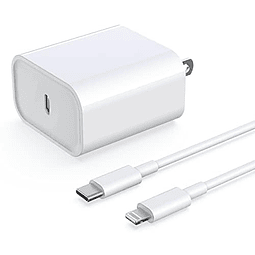 para iPhone cargador rápido, 20 W USB C PD cargador de pared