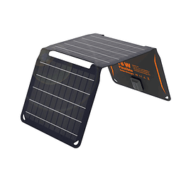 Panel solar USB de 15 W, pequeño cargador solar plegable por