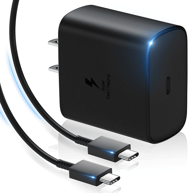 Cargador USB C de 45 W para Samsung S24 Ultra A53 A54 S23 Ga