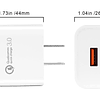 Cargador de pared rápido 3.0 de carga rápida para TracFone L