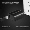 Cargador de pared USB C de carga rápida, cargador adaptador