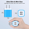 Bloque de cargador de pared, enchufe de pared USB, paquete d