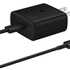 Cargador de pared de carga súper rápida USB-C oficial de Sam