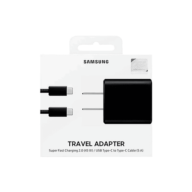 Cargador de pared de carga súper rápida USB-C oficial de Sam