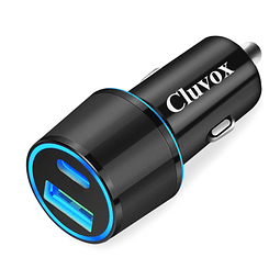 Adaptador de cargador de coche USB dual, cargador de coche d