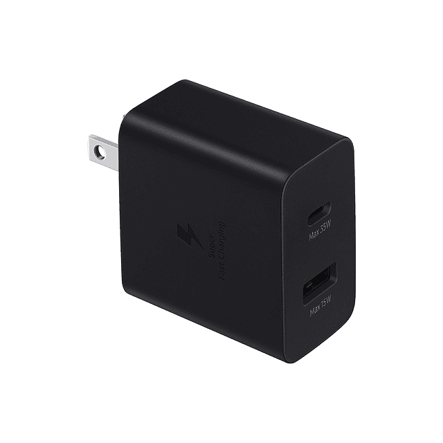 Cargador de pared de doble puerto de 35 W, adaptador USB C,