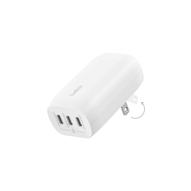 BoostCharge Cargador de pared USB-C de 3 puertos con PPS 67