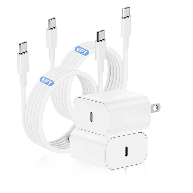 Cargador para iPhone 15, carga rápida, cable USB C a USB C d