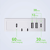 Cargador USB C, 90W 4 Puertos Power Delivery PD 3.0 PPS Carg